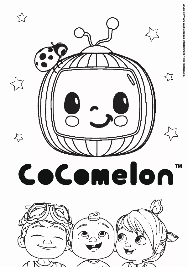 CoComelon Colouring Sheet